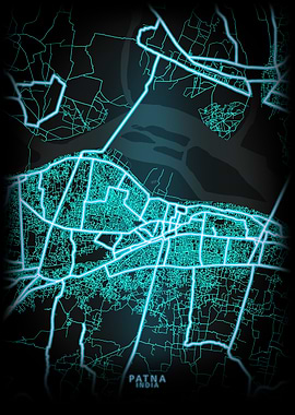 Patna India City Map