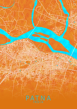 Patna India City Map