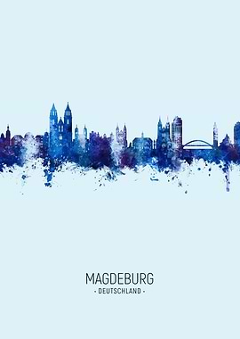 Magdeburg Skyline