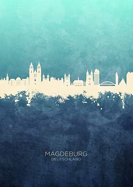 Magdeburg Skyline