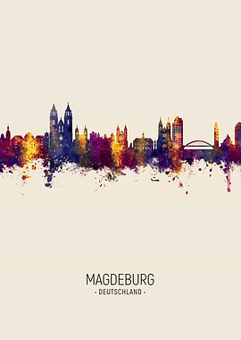 Magdeburg Skyline