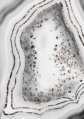 Agate Rose Gold Glitter 2