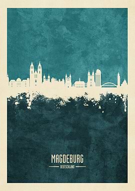 Magdeburg Skyline