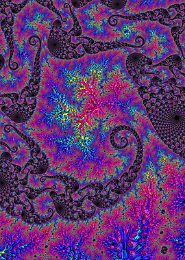 Neon Rainbow Fractal