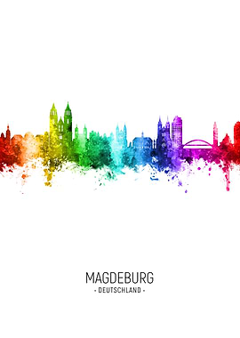 Magdeburg Skyline