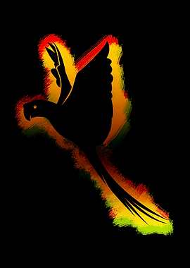Bird on fire