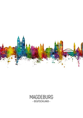Magdeburg Skyline