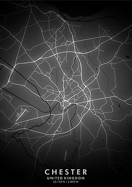 Chester Map Posters