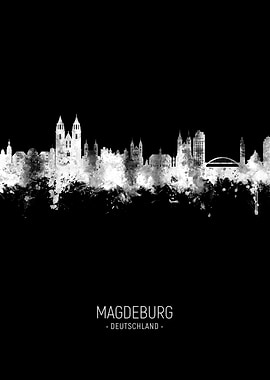 Magdeburg Skyline
