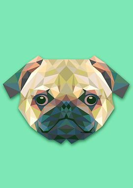 stylized dog