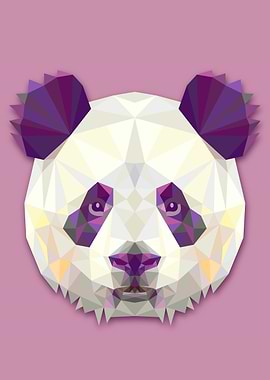 stylized panda