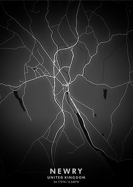 Newry Map Posters