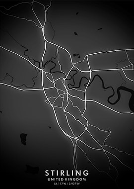 Stirling Map Posters