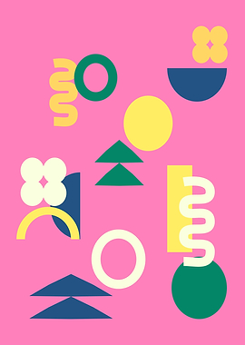 Abstract Whimsy Shapes