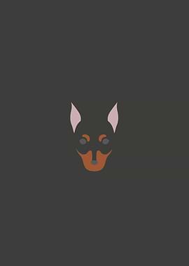 Pinscher Dog illustration