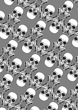 pattern seamless skull