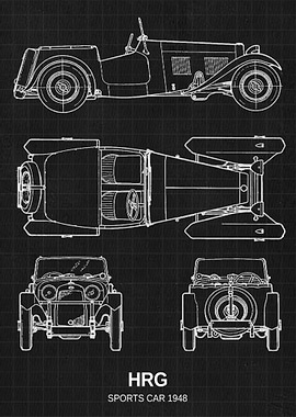 HRG Sports car 1948