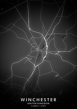 Winchester Map Posters