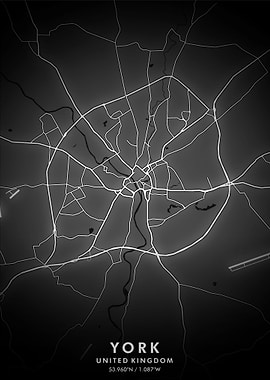 York Map Posters