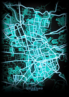 Queretaro Mexico City Map