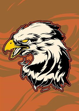 Head Of A Bald Eagle