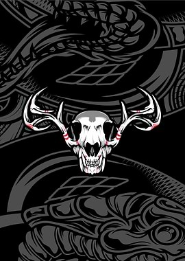 skull deer