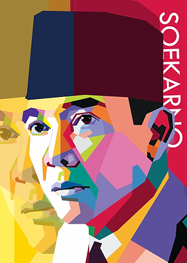 Soekarno in wpap style
