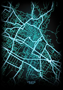 Prato Italy City Map