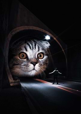Giant Cat Play Tunnels
