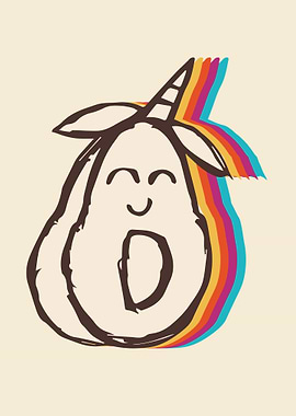 Cute Avocado Rainbow 6