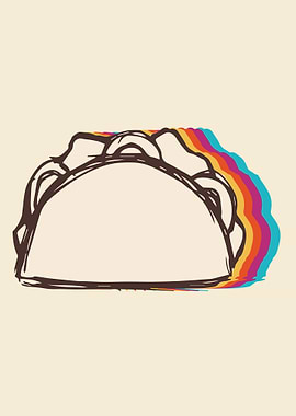 Cute Taco Rainbow 3