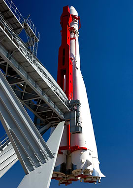 Vintage Spaceship Rocket