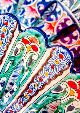 Abstract Plates Right