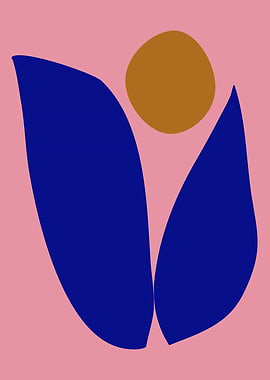 Abstract Shapes Flower