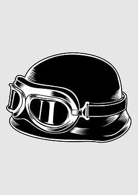 Retro vintage Helmet