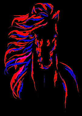 The beautiful horse art