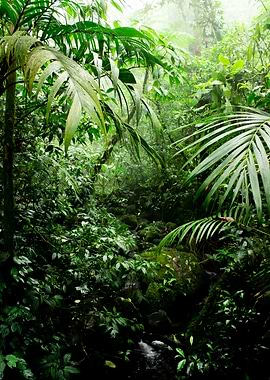 Misty Rainforest Creek