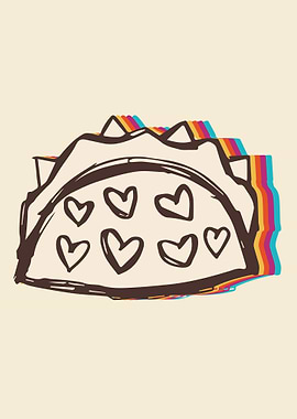 Cute Taco Rainbow 1