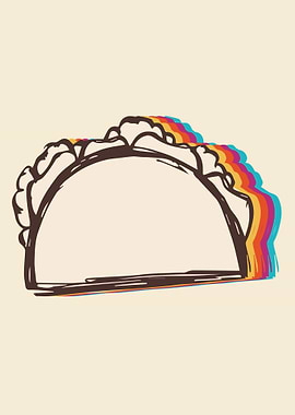 Cute Taco Rainbow 5