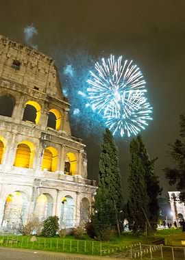 Fireworks over Rome