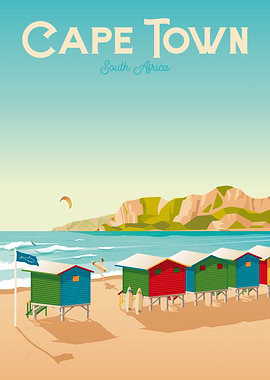 Cape Town Travel Poster