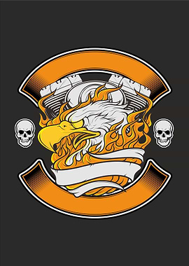 Motorcycle Eagle American