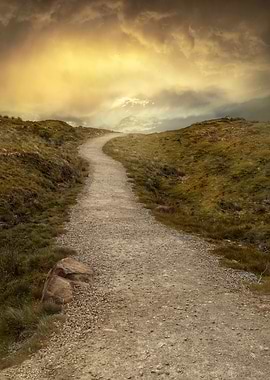 Sunset over Skye Island