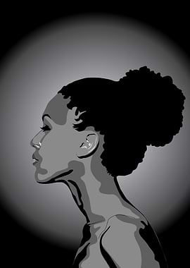 black and white portrait