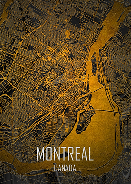 Montreal Marble Black Gold