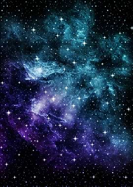 Teal Purple Galaxy 1