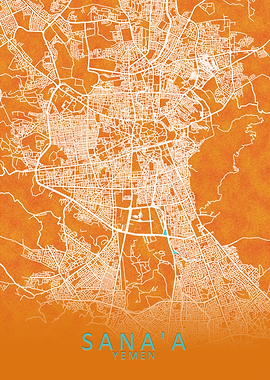 Sana a Yemen City Map