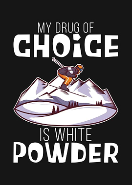 SKIING SKI FUNNY GIFT