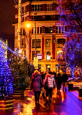 Petrovka Street At Night