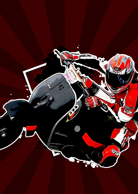 SCOOTER IN RACE